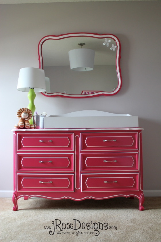 Custom Painted French Provencal Dresser by jRoxDesigns