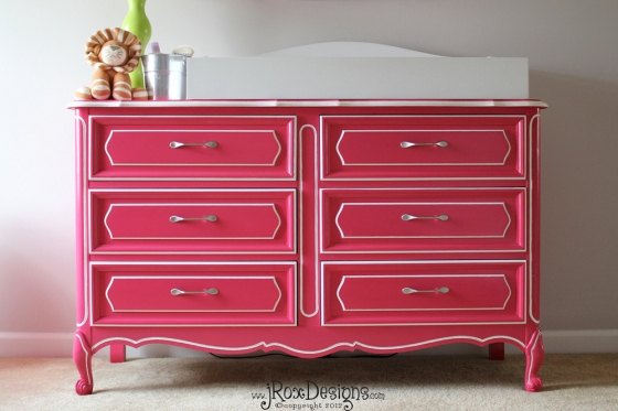 Custom Painted French Provencal Dresser by jRoxDesigns