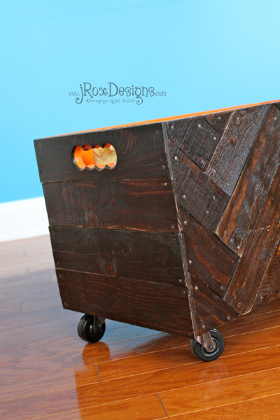 rustic toy box plans