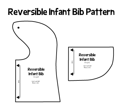 Free Reversible Infant Bib Pattern and Tutorial | jRoxDesigns